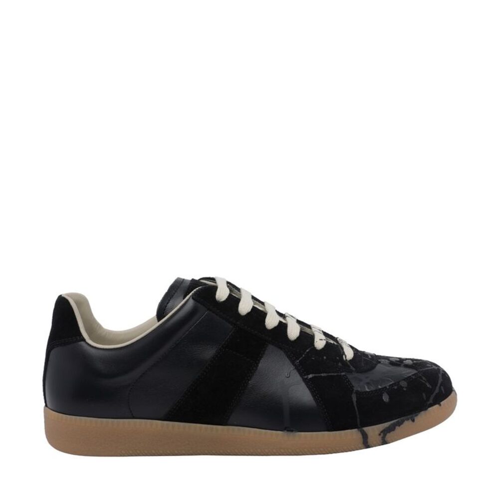 Maison Margiela Men Replica Sneakers With Black Paint